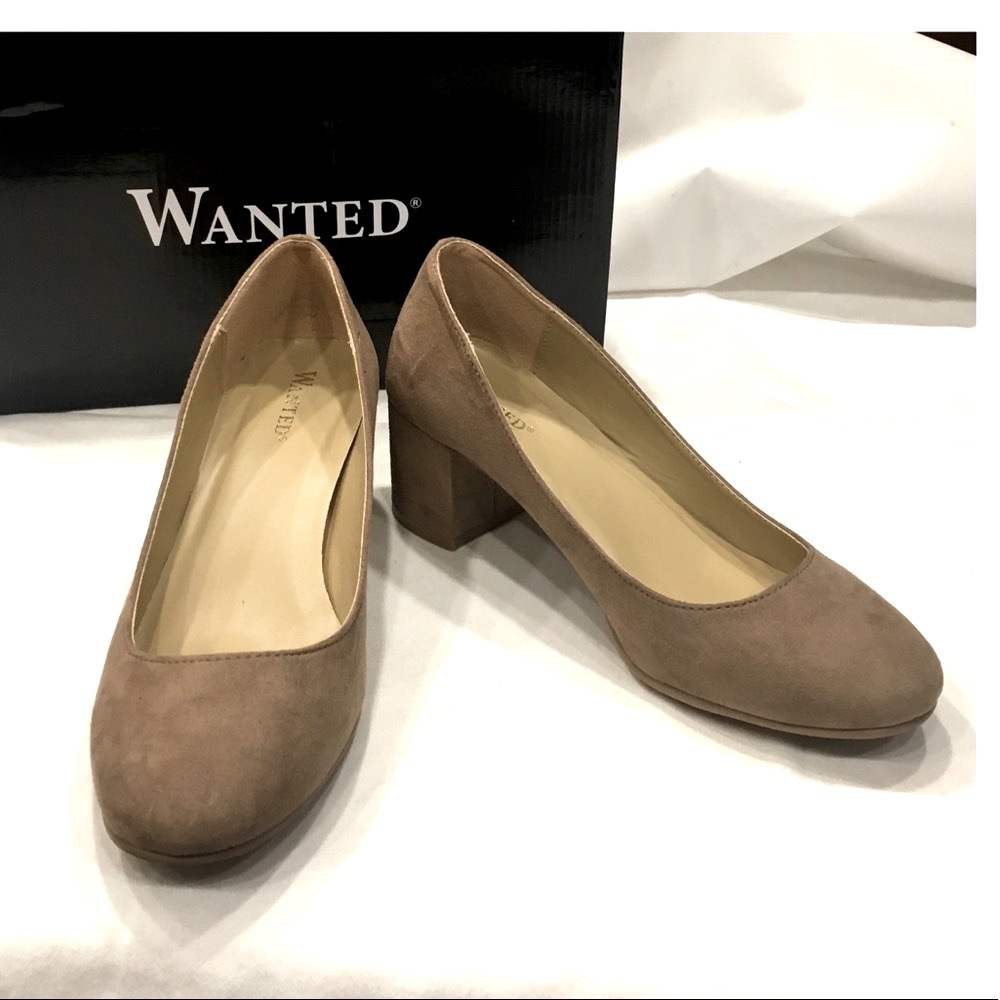 Classic Taupe Suede Pumps